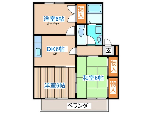 ロイヤルヒルズ雷神の物件間取画像